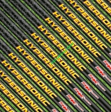 SK Fiber Hypersonic Satin Black Graphite Iron Shafts Combo .370" Parallel Tip