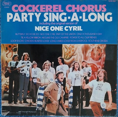 Cockerel Chorus: Party Sing A Long 12'' LP Vinyl 1973 Excellent Condition