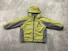 Columbia Jacket Boys Youth 4/5 Army Green Hooded Hunting Winter Coat Gorpcore