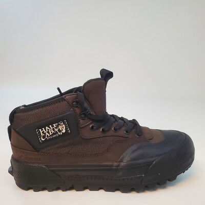 Vans Half Cab Gore-Tex MTE-3 Brown Black Boots US Mens Size 7.5 New VN0009QWY49