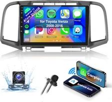 2+32GB Android 15 CarPlay Car GPS Radio Stereo Camera For Toyota Venza 2008-2016