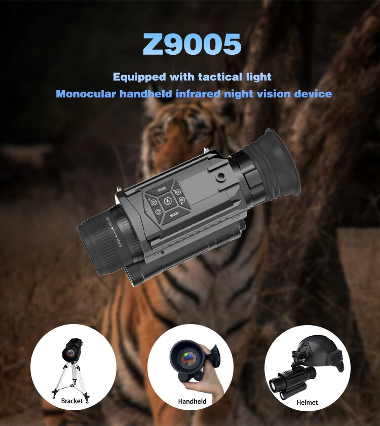 Ponbos Z9005 Professional Tactical Telescope 40MP 4K HD 8X Zoom IR Monoculars - Image 2 of 4