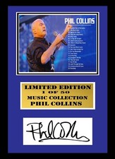 PHIL COLLINS   SIGNED FRAMED 4943