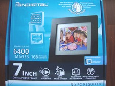 PanDigital PAN7000DW 7-Inch Digital Picture Frame 6400 iMAGES 1GB Memory