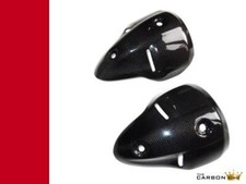 Ducati Monster 696 796 1100 Carbon Termignoni Scarico Heat Shields Piani Lucidi