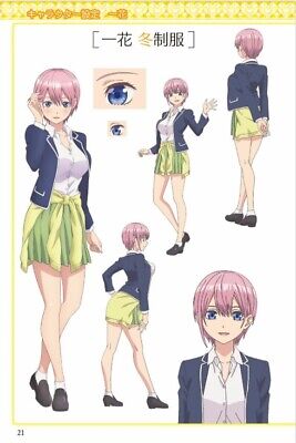 The Quintessential Quintuplets Character Book & official settei art book set