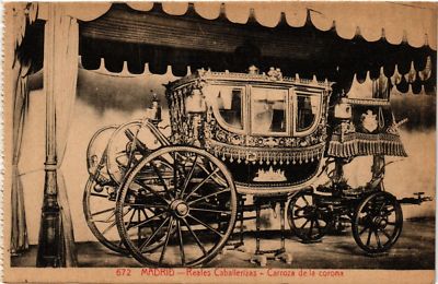 CPA AK MADRID Carroza de la corona SPANIEN (743533)