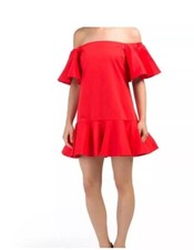 Alexis Aliana Off Shoulder Red Dress XS