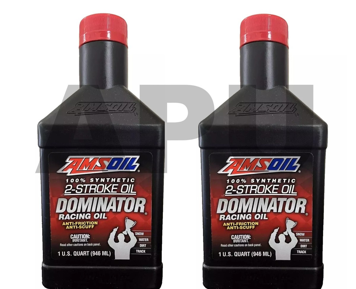 AMSOIL DOMINATOR 100% Synthetic 2-Stroke Racing Oil ( 2 QUARTS