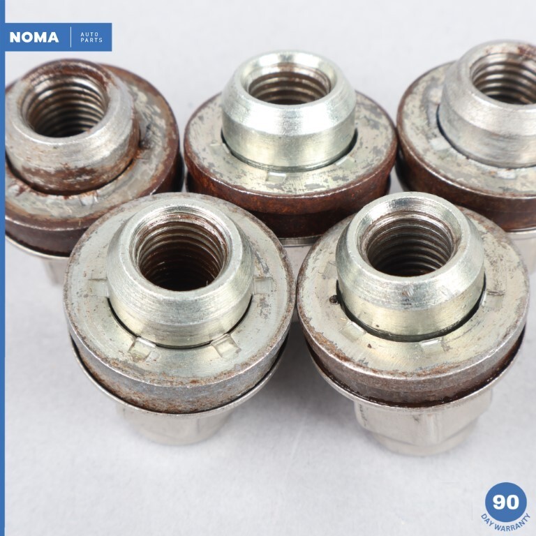 07-15 Jaguar XK XKR X150 Wheel Rim Lug Nuts Bolts Set of 5 1X431012AA OEM main image 0
