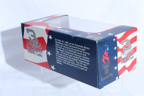 Dale Earnhardt Sr 3 1996 GM Goodwrench Monte Carlo Atlanta Olympics 1/24 Diecast - 第 3/7 張圖片