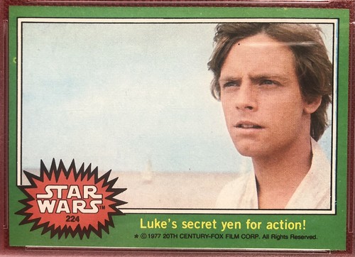 1977 Topps Star Wars Original Trading Card #224 - Luke’s Secret - PSA - Bild 3 von 11