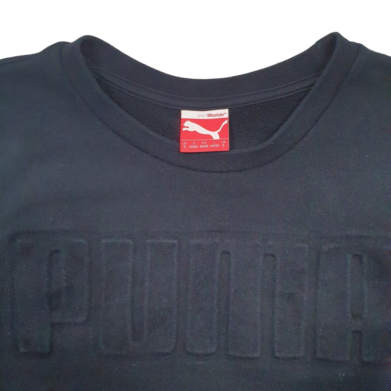 PUMA Crewneck Cotton Jumper Sweatshirt Mens S image 3