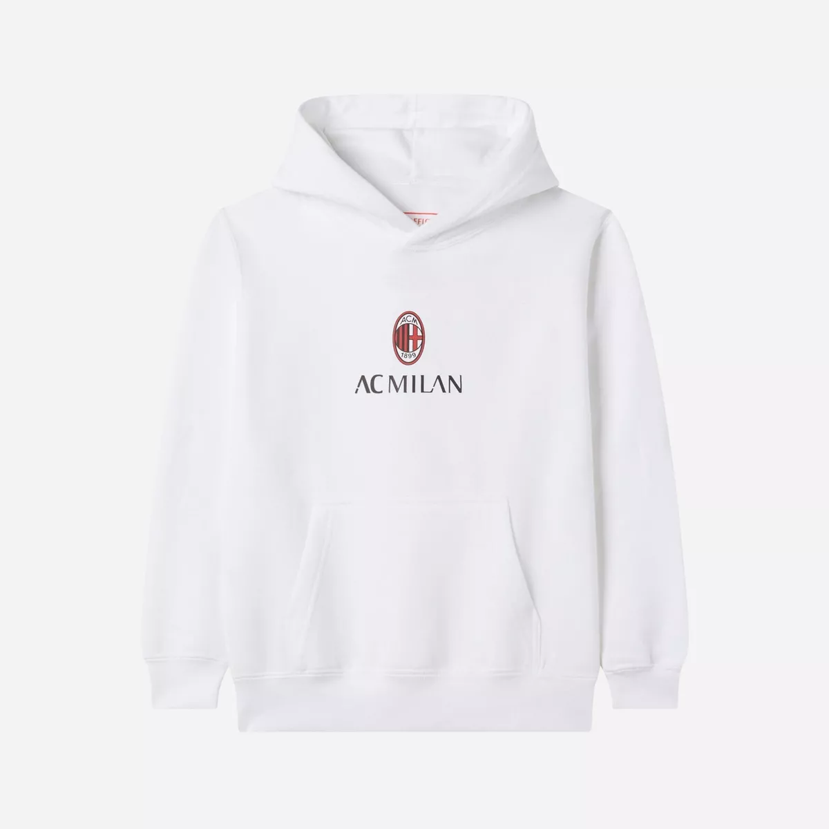 AC Milan Felpa Bianca con Logo, Bambino