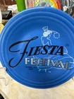 Fiesta Ware 9" lunch Plate Decal- FIESTA FESTIVAL -  LAPIS 2017