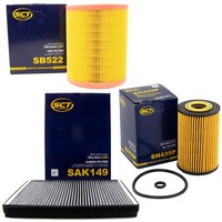 Inspektionspaket Filterset SCT FüR Mercedes A-Klasse 140 160 W168 Vaneo 1.6 1.9