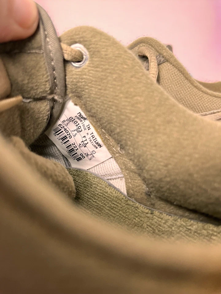 NIKE AIR FORCE 1 RARE Deadstock 2001 TROOPER/REED-LIGHT BONE Women’s 8.5 US - Image 4 of 4