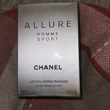 CHANEL Allure Homme Sport Aftershave Lotion 100ml Brand New Sealed Box Genuine