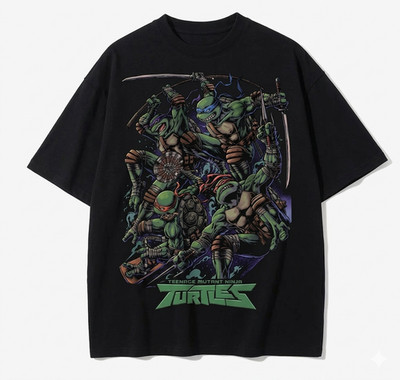 Teenage Mutant Ninja Turtles Shirt TMNT Vintage Cartoon Graphic Tee