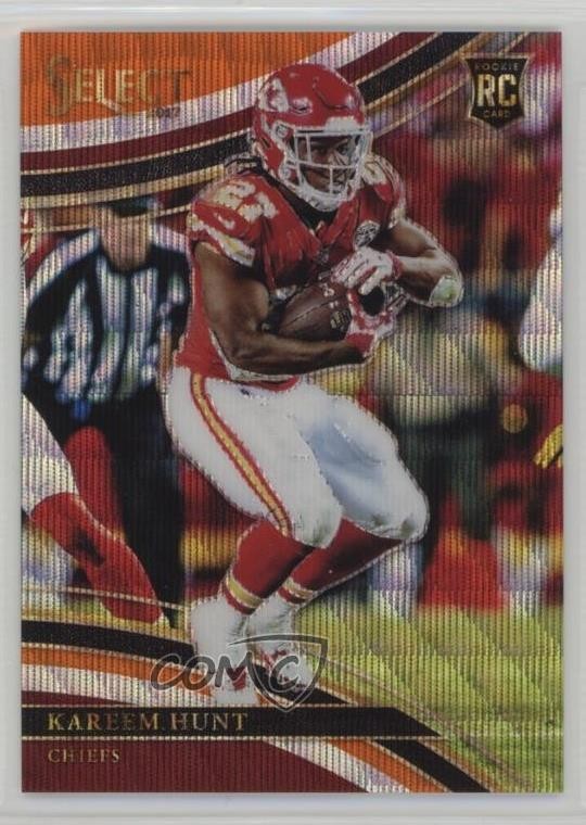 2017 Panini Select Field Level Tri-Color Prizm /99 Kareem Hunt Rookie RC 10yu