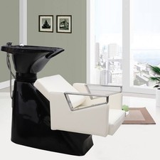 NEW Backwash Salon Hair Chair Sink Shampoo Wash Barber Hairdressing Back Washing