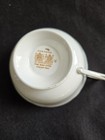  Green Paragon Tea Cup Saucer Floating Pink Rose on Black Gold Gilt Vintage Eng. — photo 10