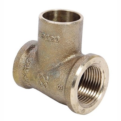 PPG 55449NL for PlumbMaster 3/4 Fip X 1/2 Fip X 1/2 C Cast Brass Reducing Tee