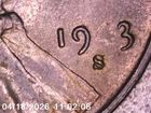 1943-S Steel Lincoln Cent Error - missing "4"