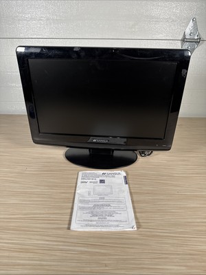 Sansui HDLCD1908B 19'' 720p HD LCD Television Tested Working W/ Manual NO REMOTE