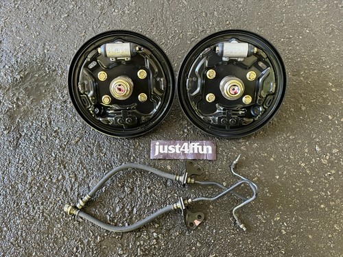 96-00 Honda Civic Rear Drum Backing Plate Set EK S04 L&R Oem DX LX CX HX