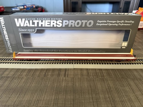 Coche plano Walthers Proto 89 ft Bethlehem cubierta rasante Southern #50161 | Zustand: New