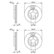 Disque de frein Mazda CX-7