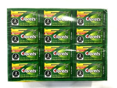Clorets Gums, 4 PACK! Clorets 60 Pack Mint Flavored Gum   480 Total Pieces