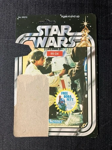 1977 Kenner Star Wars R5-D4 Vintage SW 20 Card Back Rare