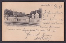 Vintage Postcard Belgium Brussels Royal Palace 1898