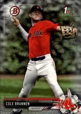 2017 Bowman Draft #BD-193 Cole Brannen Boston Red Sox