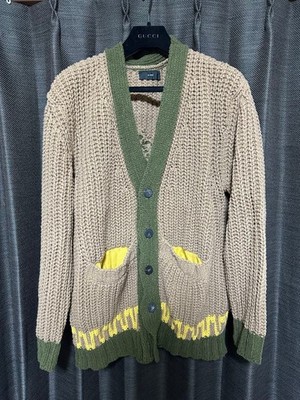 ALANUI Men's Cardigan M Virgin Wool 70% Nylon 30% - Fashion Top