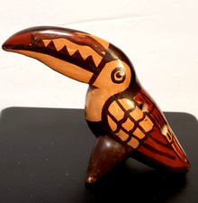 Vintage Pottery Toucan Whistle 4" Made In Costa Rica