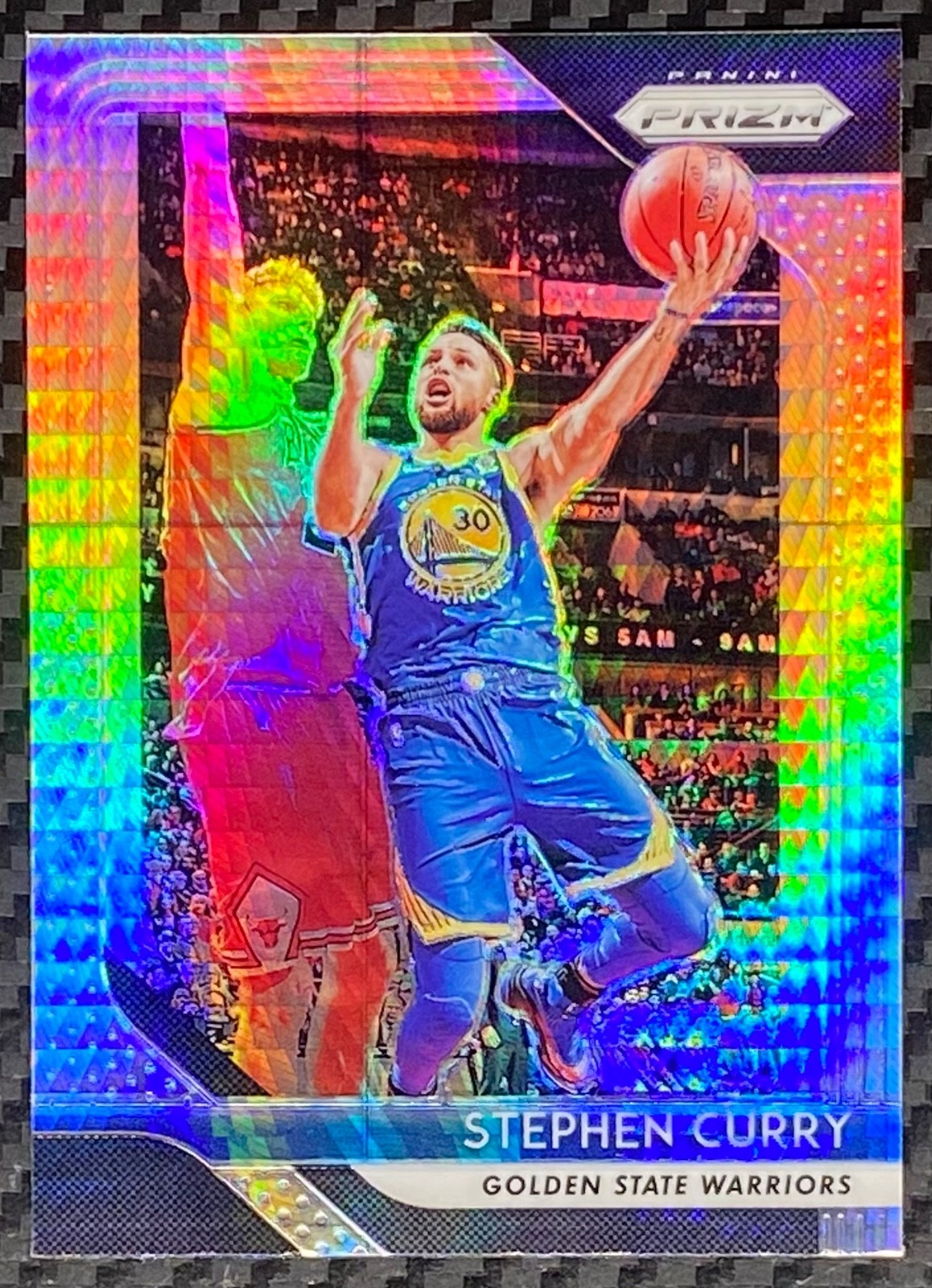 2018-19 Prizm Stephen Curry #222 Hyper Golden State Warriors