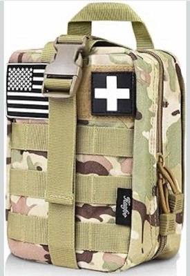 Tactical First Aid Kit Medical Molle Rip Away EMT IFAK Survival Pouch Empty Bag