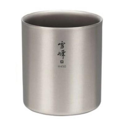 Snow Peak Snowpeak Stacking Titanium Mug 450ml Doppelwandiger Isolierbecher Neu