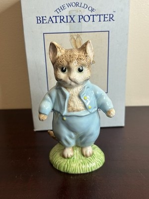 Royal Albert Beatrix Potter Tom Kitten Figur 1993 Bone China England