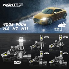 2X H1 H3 H11 H8 H9 H4 H7 Mit Zulassung led 15000LM 1:1 Halogen Canbus fehlerfrei