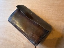 Vintage / Antique Hardy Bros Ltd Leather Leader Fly Wallet
