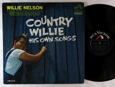 Willie Nelson - Country Willie His Own Songs LP - RCA Victor DG VG+