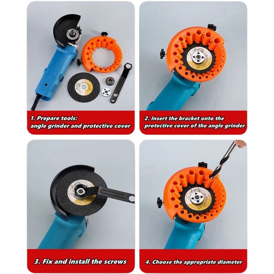 Angle Grinder Drill Bit Sharpener Tool for 2-13mm Bits Power Grinding ...