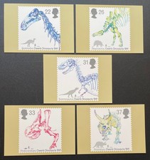 1991 Dinosaurs PHQ cards. FDI to Front Unaddressed with Various Special H/stamps