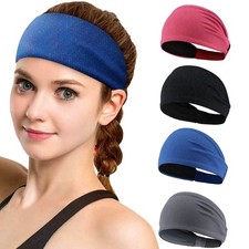 Sports Headbands Yoga Gym for Men  Women Moisture Wicking Workout Sweatbands