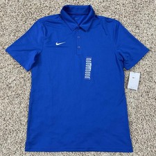 Nike Men's Dri-FIT Dry Franchise Soft Polo Shirt Blue, Size Medium New