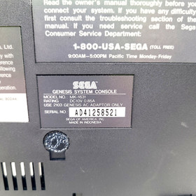 Sega Genesis Model 2 (MK-1631) SPORTS Console Controller Tested GOOD No Cables